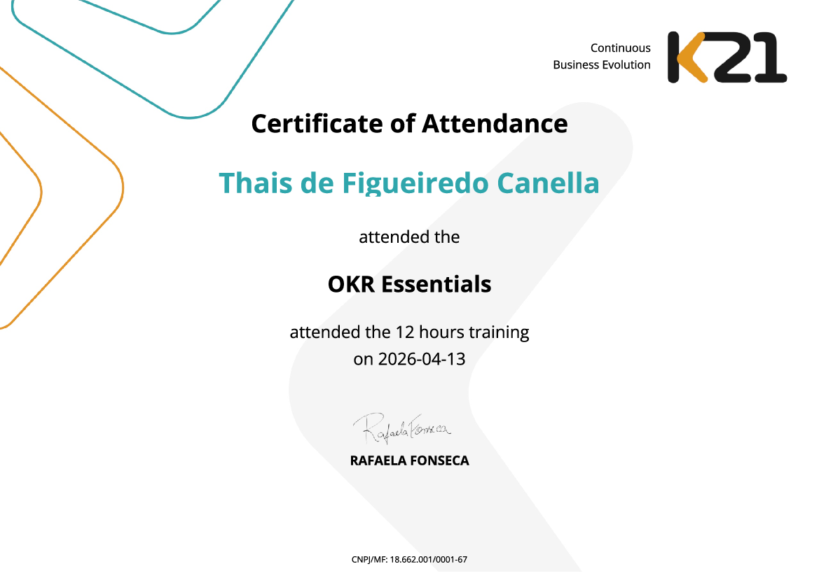 Certificado K21